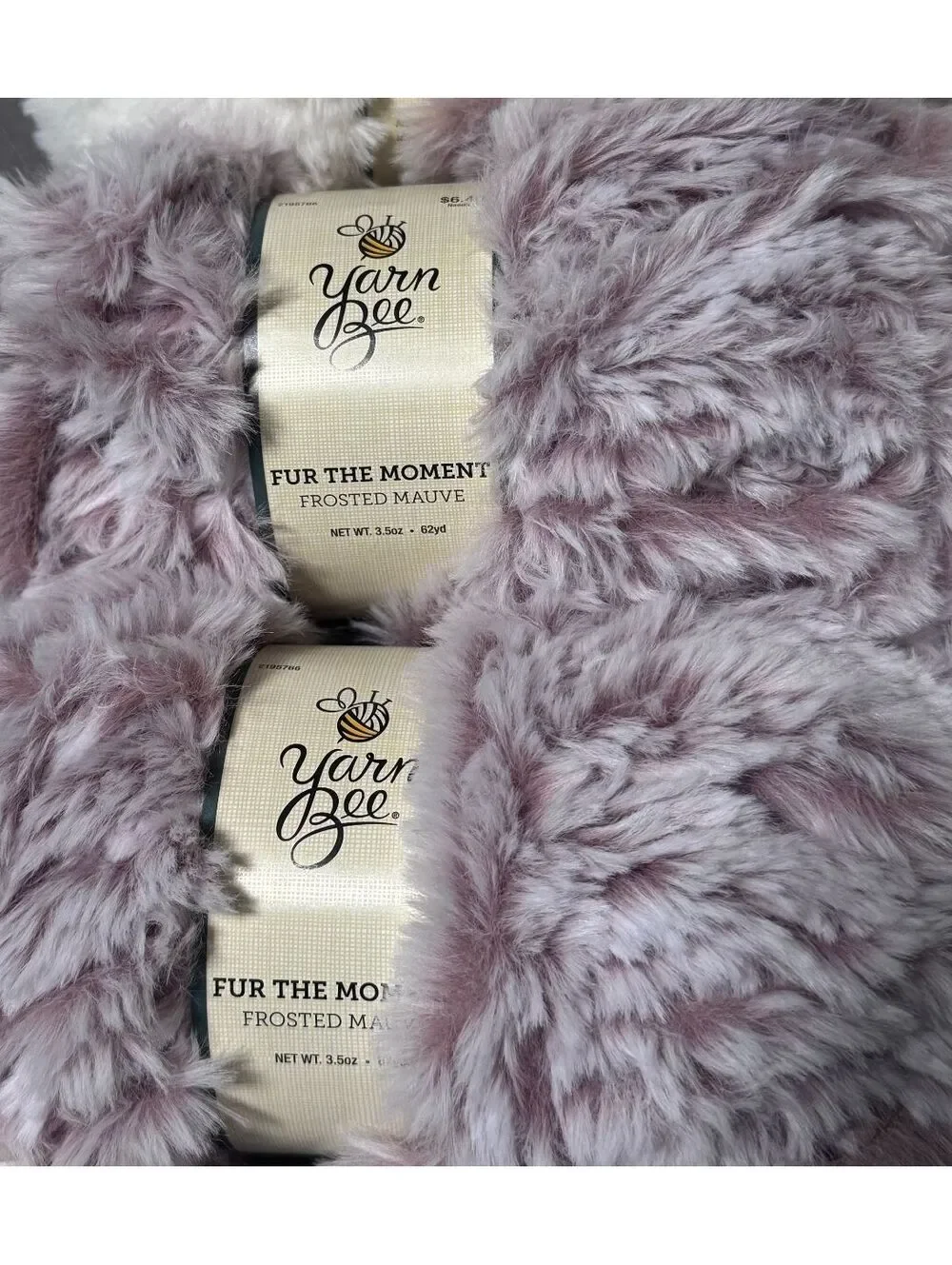 Yarn Bee Soft Whites Teddy Plush Yarn Lot of 8